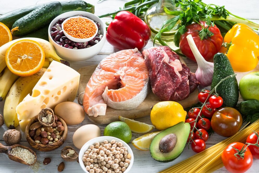 Gesunde Ernährung für Osteochondrose